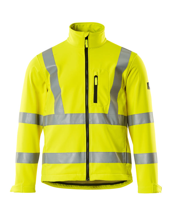 Softshell-takki - 08005-159 - hi-vis keltainen