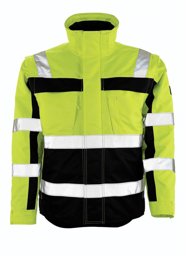 Talvitakki - 09335-880 - hi-vis keltainen/tummansininen