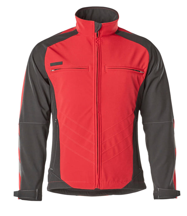 Softshell-takki - 12002-149 - punainen/musta