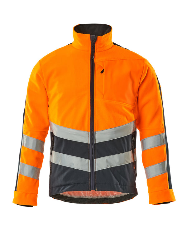 Fleece Takki - 15503-259 - hi-vis oranssi/tumma laivastonsininen