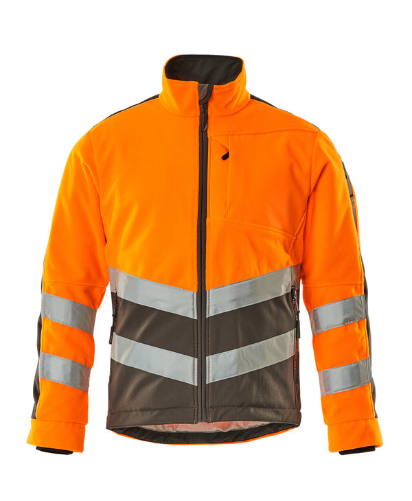 Fleece Takki - 15503-259 - hi-vis oranssi/tumma antrasiitti