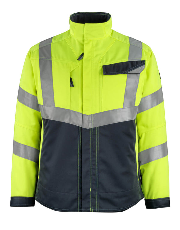 Takki - 15509-860 - hi-vis keltainen/tumma laivastonsininen