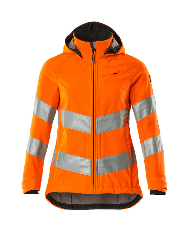 Softshell-takki - 18512-246 - hi-vis oranssi