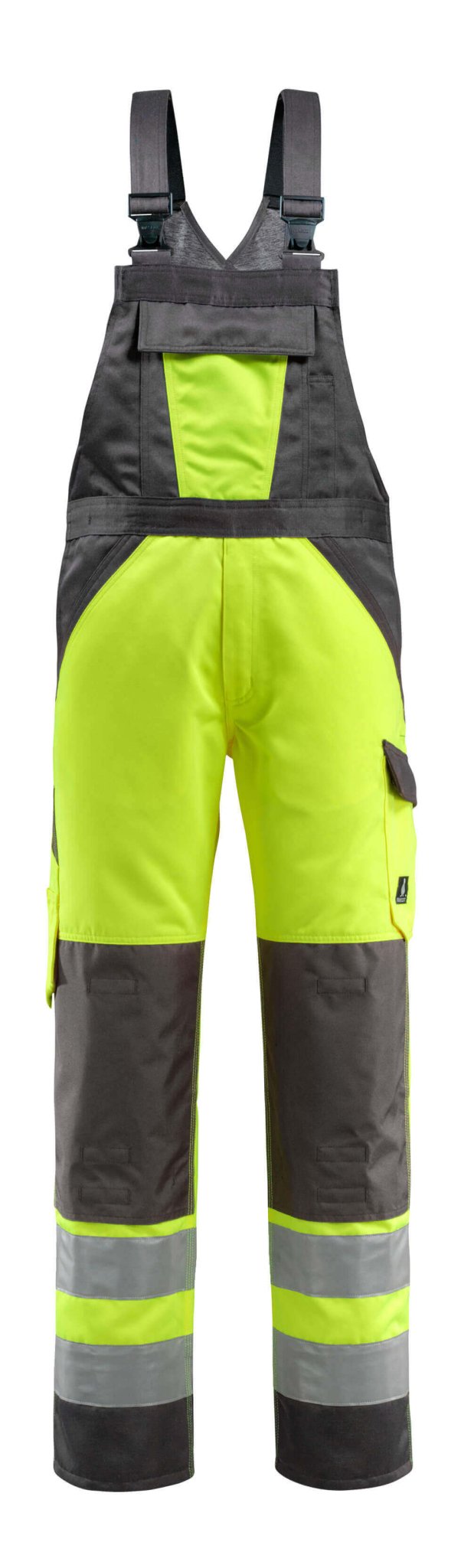 Avohaalari polvitaskuilla - 15969 - 948 - hi - vis keltainen/tumma antrasiitti - Safewear Suojainkauppa