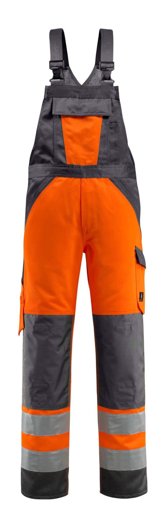 Avohaalari polvitaskuilla - 15969 - 948 - hi - vis oranssi/tumma antrasiitti - Safewear Suojainkauppa