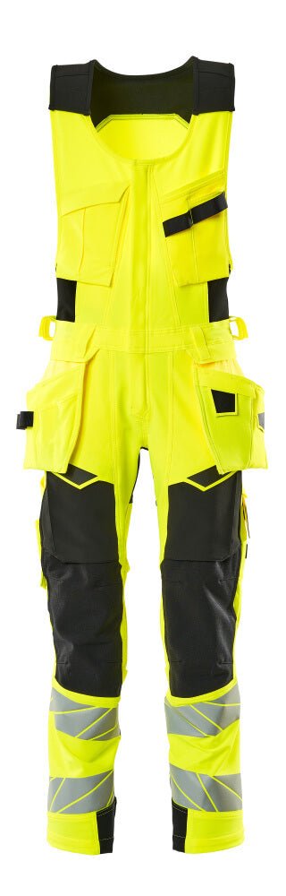 Combi haalari - 19069 - 711 - hi - vis keltainen/musta - Safewear Suojainkauppa