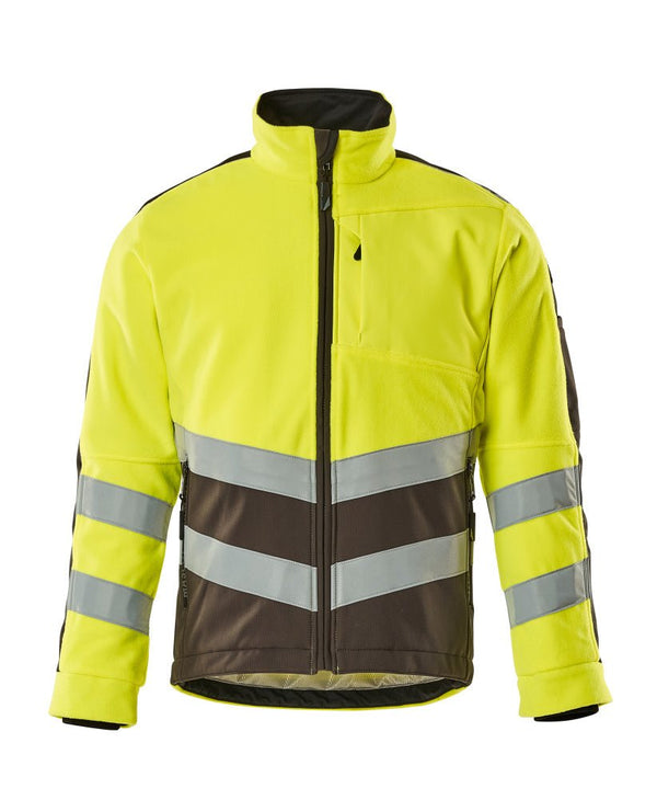 Fleece Takki - 15503-259 - hi-vis keltainen/tumma antrasiitti - Safewear