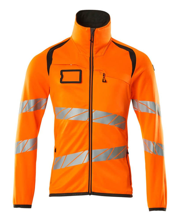 Fleecepusero vetoketjulla - 19103 - 315 - hi - vis oranssi/tumma antrasiitti - Safewear Suojainkauppa