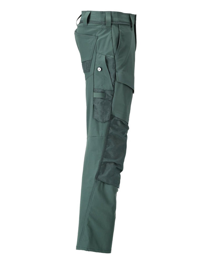 Housut polvitaskuilla - 22379 - 311 - metsänvihreä - Safewear Suojainkauppa