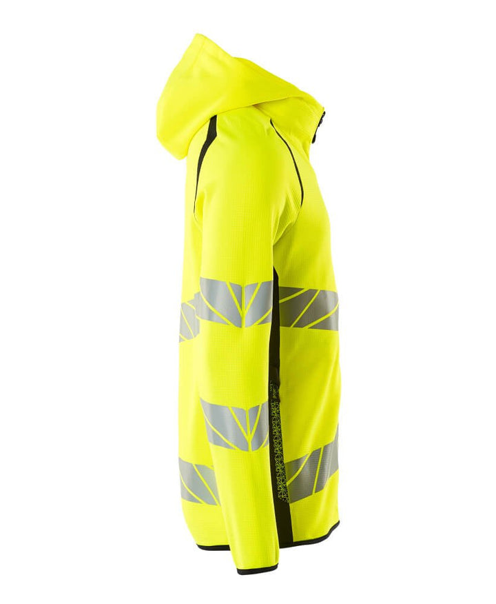 Huppari vetoketjulla - 19284 - 781 - hi - vis keltainen/tumma laivastonsininen - Safewear Suojainkauppa