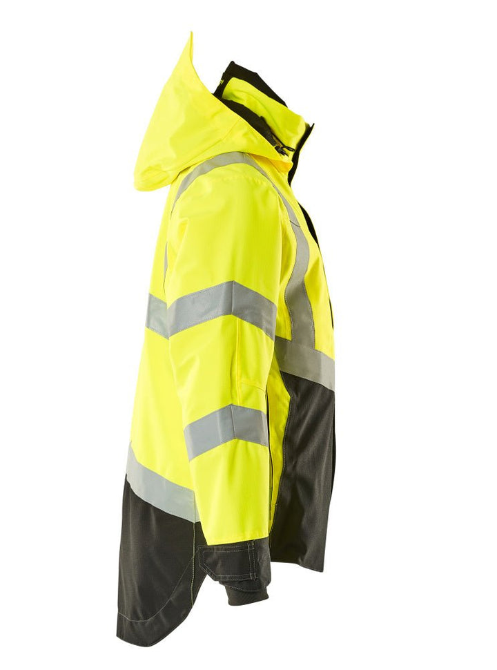 Kuoritakki - 15501 - 231 - hi - vis keltainen/musta - Safewear Suojainkauppa