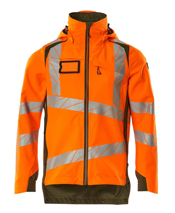 Kuoritakki - 19001 - 449 - hi - vis oranssi/sammaleenvihreä - Safewear Suojainkauppa