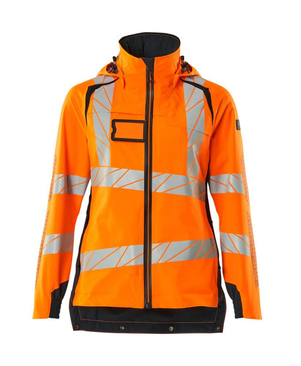 Kuoritakki - 19011 - 449 - hi - vis oranssi/tumma laivastonsininen - Safewear Suojainkauppa