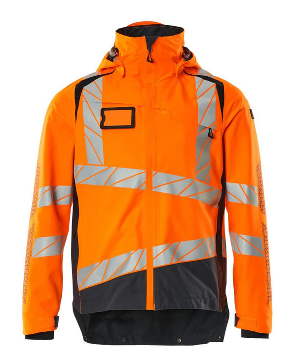 Kuoritakki - 19301 - 231 - hi - vis oranssi/tumma laivastonsininen - Safewear Suojainkauppa