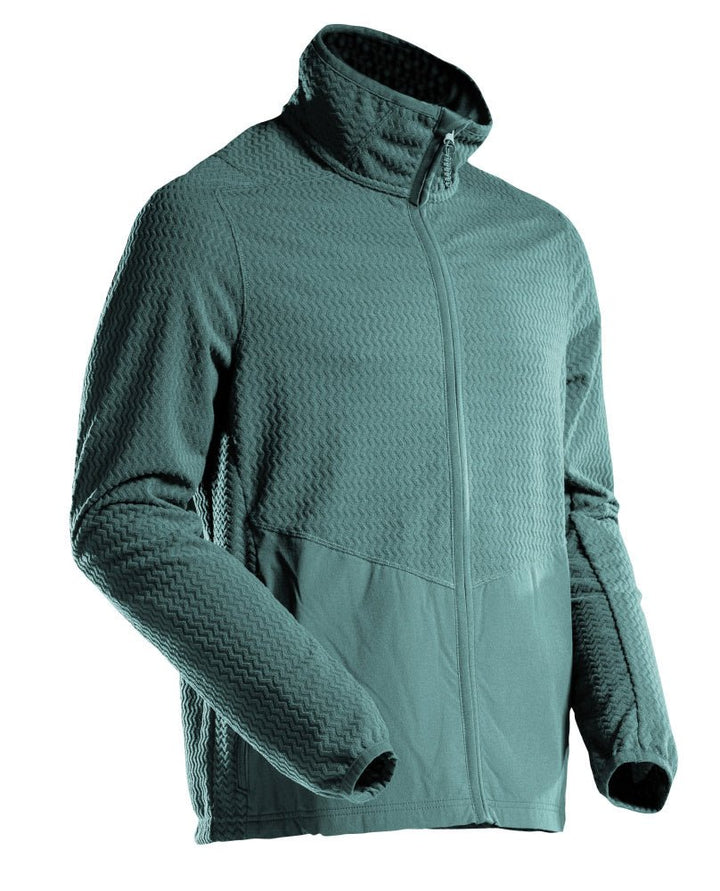 Mikrofleece pusero vetoketjulla - 22803-639 - vaalea metsänvihreä - Safewear