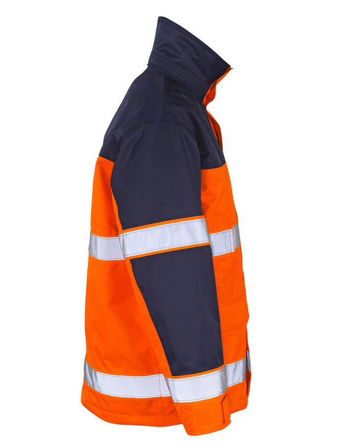 Parkatakki - 00930 - 880 - hi - vis oranssi/tummansininen - Safewear Suojainkauppa