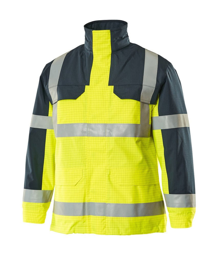 Parkatakki - 06831 - 064 - hi - vis keltainen/tummansininen - Safewear Suojainkauppa