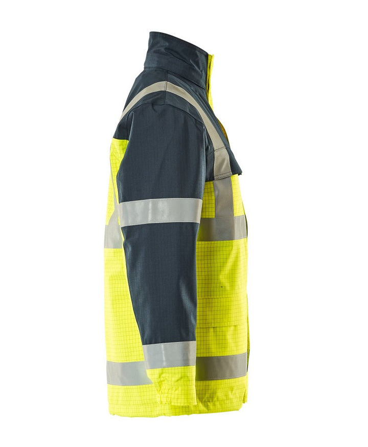 Parkatakki - 06831 - 064 - hi - vis keltainen/tummansininen - Safewear Suojainkauppa