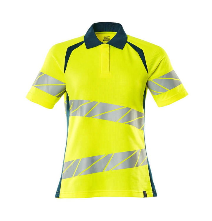 Piképaita - 19093 - 771 - hi - vis keltainen/tumma petrooli - Safewear Suojainkauppa