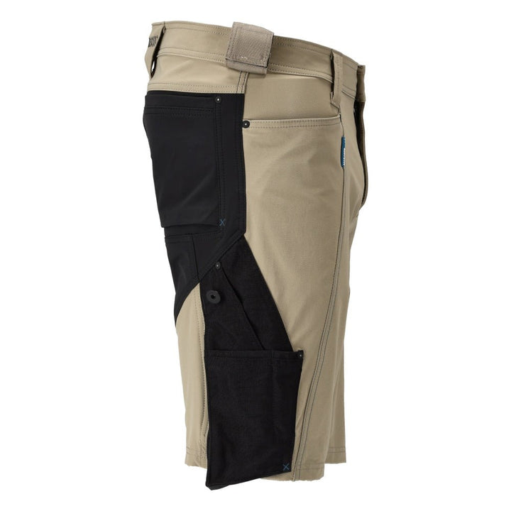 Shortsit - 23149 - 311 - vaalea khaki/musta - Safewear Suojainkauppa