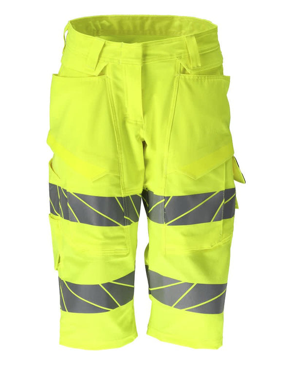 Shortsit, pitkät - 19248 - 510 - hi - vis keltainen - Safewear Suojainkauppa