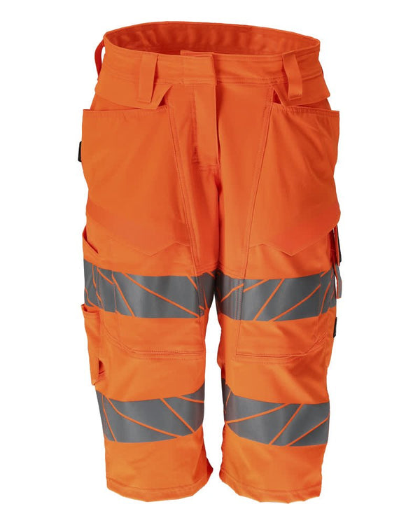 Shortsit, pitkät - 19248 - 510 - hi - vis oranssi - Safewear Suojainkauppa