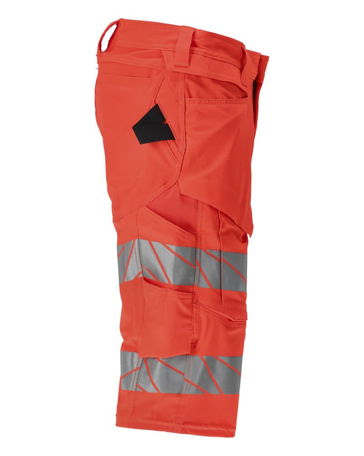 Shortsit, pitkät - 19249 - 510 - hi - vis punainen - Safewear Suojainkauppa