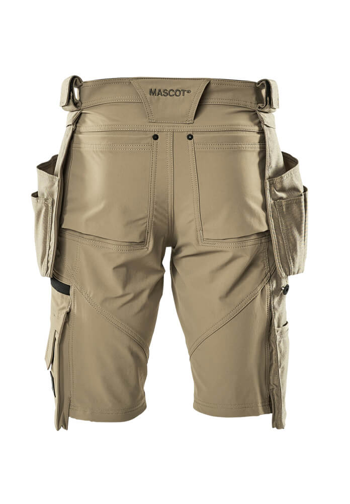 Shortsit riipputaskuilla - 17149 - 311 - vaalea khaki - Safewear Suojainkauppa