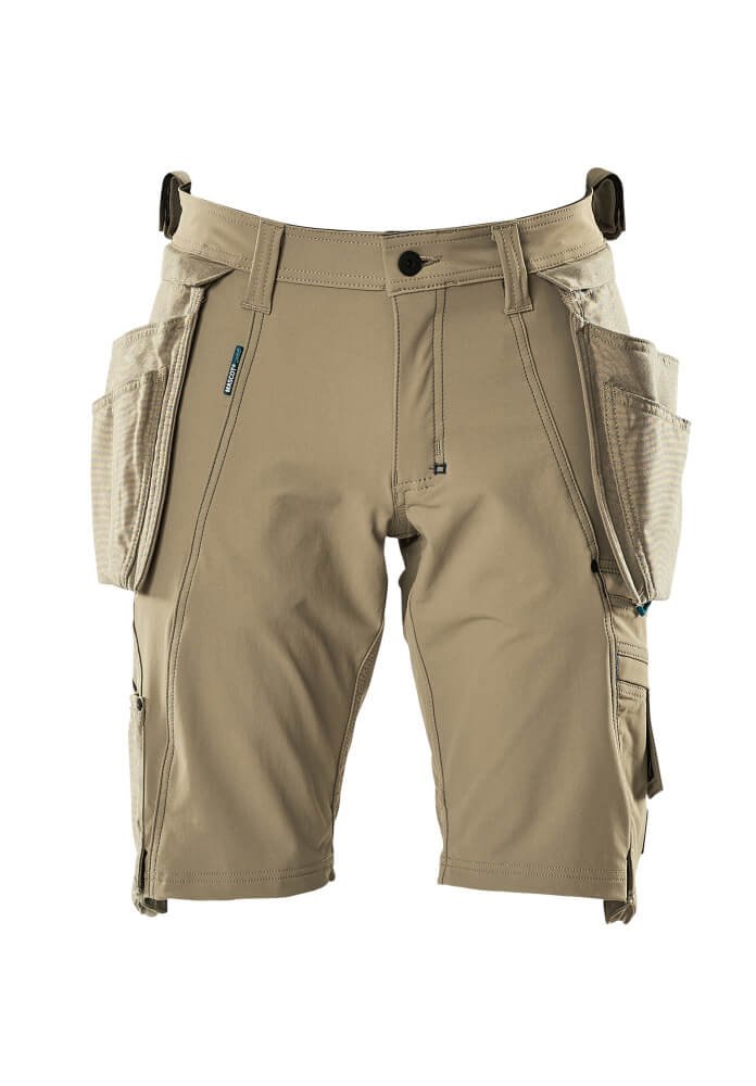 Shortsit riipputaskuilla - 17149 - 311 - vaalea khaki - Safewear Suojainkauppa