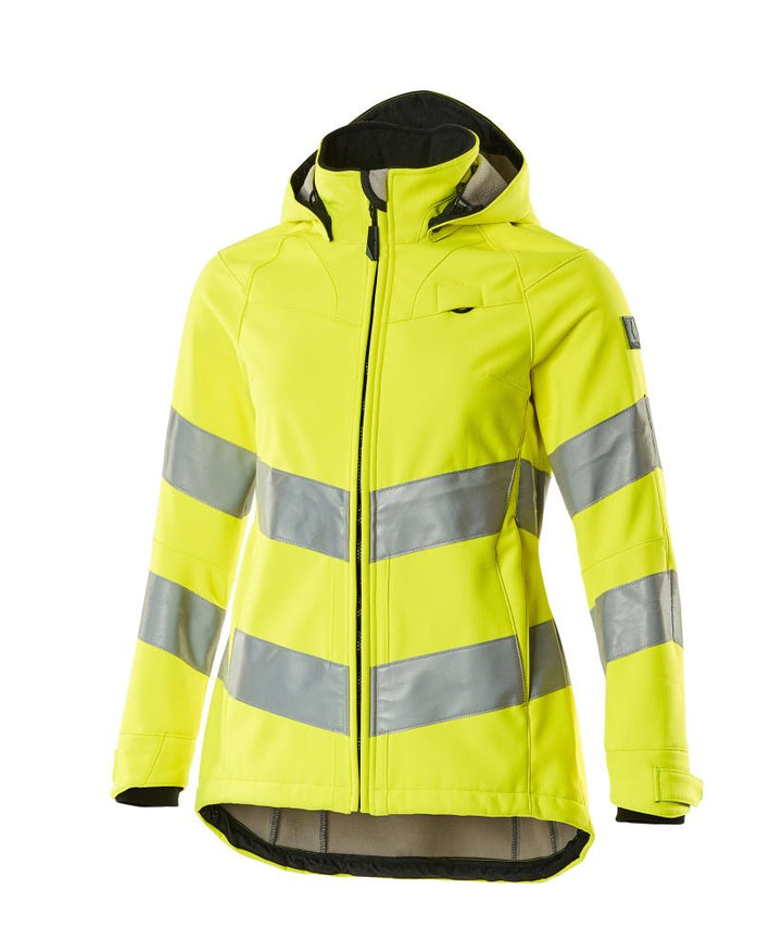 Softshell - takki - 18512 - 246 - hi - vis keltainen - Safewear Suojainkauppa