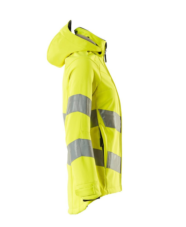 Softshell - takki - 18512 - 246 - hi - vis keltainen - Safewear Suojainkauppa