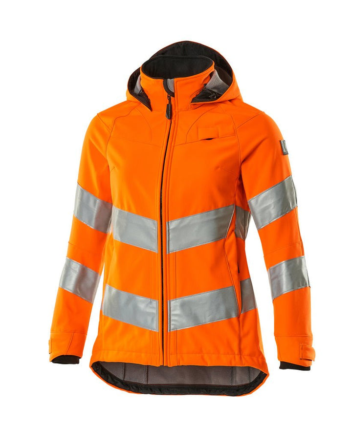 Softshell - takki - 18512 - 246 - hi - vis oranssi - Safewear Suojainkauppa