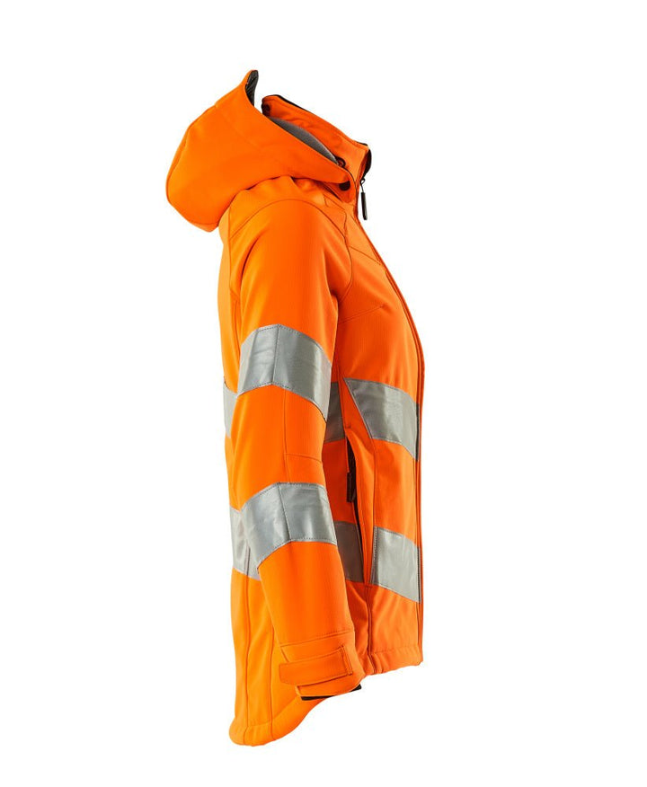 Softshell - takki - 18512 - 246 - hi - vis oranssi - Safewear Suojainkauppa