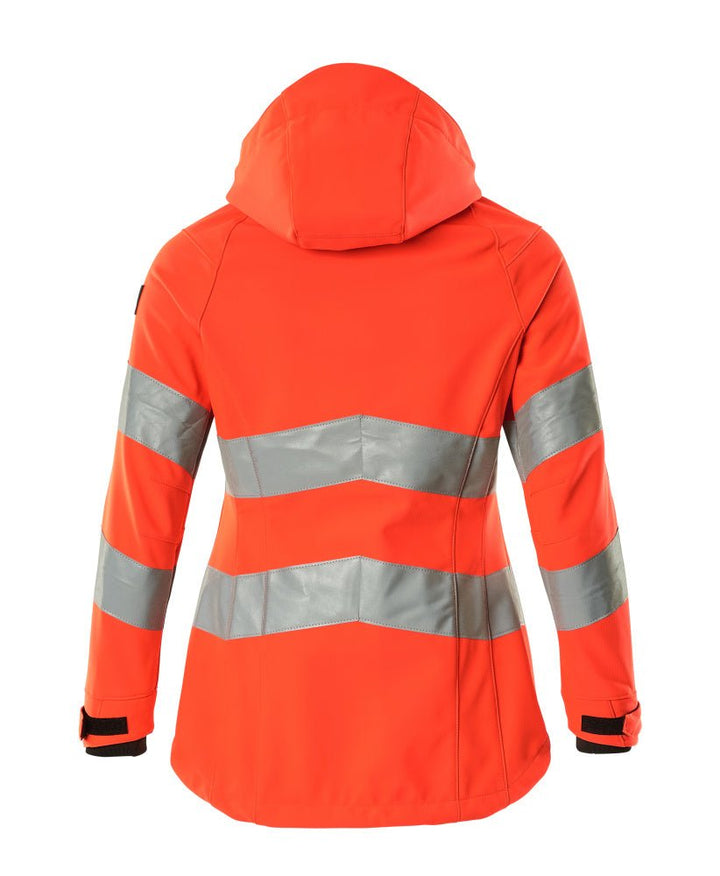 Softshell - takki - 18512 - 246 - hi - vis punainen - Safewear Suojainkauppa