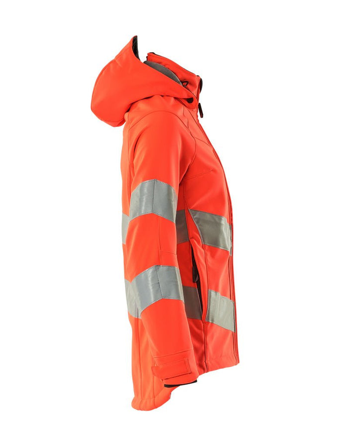 Softshell - takki - 18512 - 246 - hi - vis punainen - Safewear Suojainkauppa