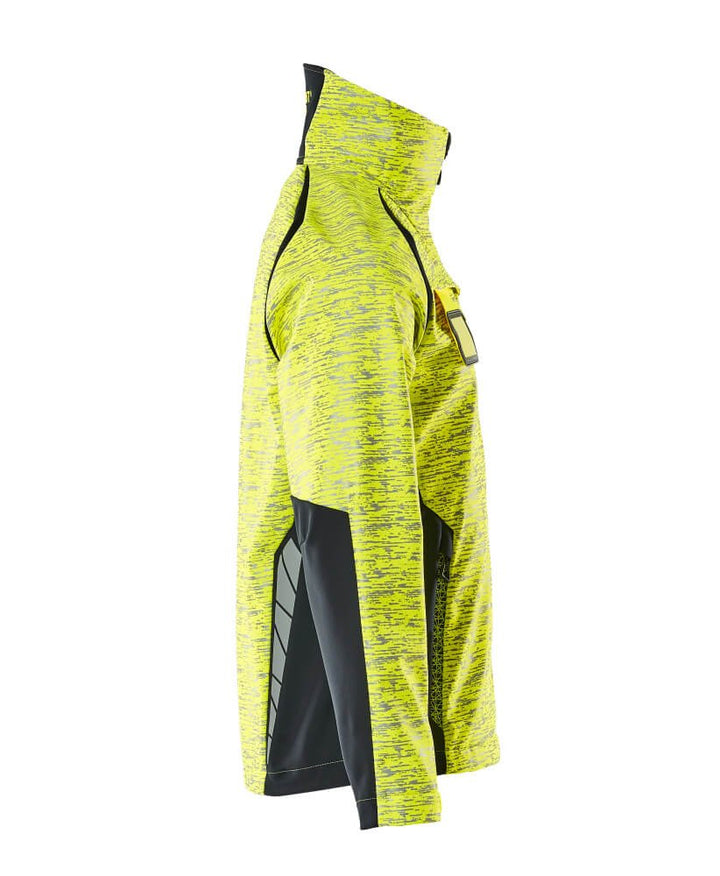 Softshell - takki - 19202 - 291 - hi - vis keltainen/tumma laivastonsininen - Safewear Suojainkauppa