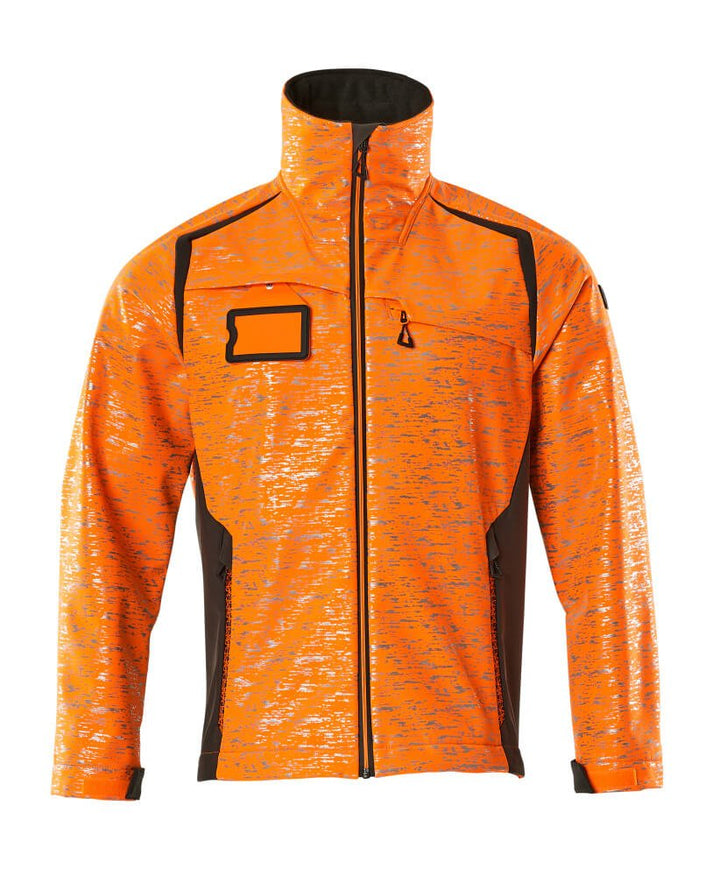 Softshell - takki - 19202 - 291 - hi - vis oranssi/tumma antrasiitti - Safewear Suojainkauppa