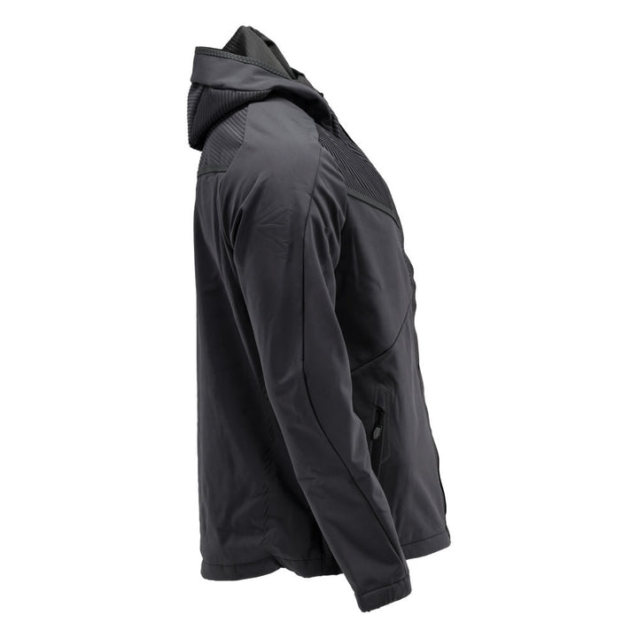 Softshell takki huppu - 22102 - 649 - musta - Safewear Suojainkauppa