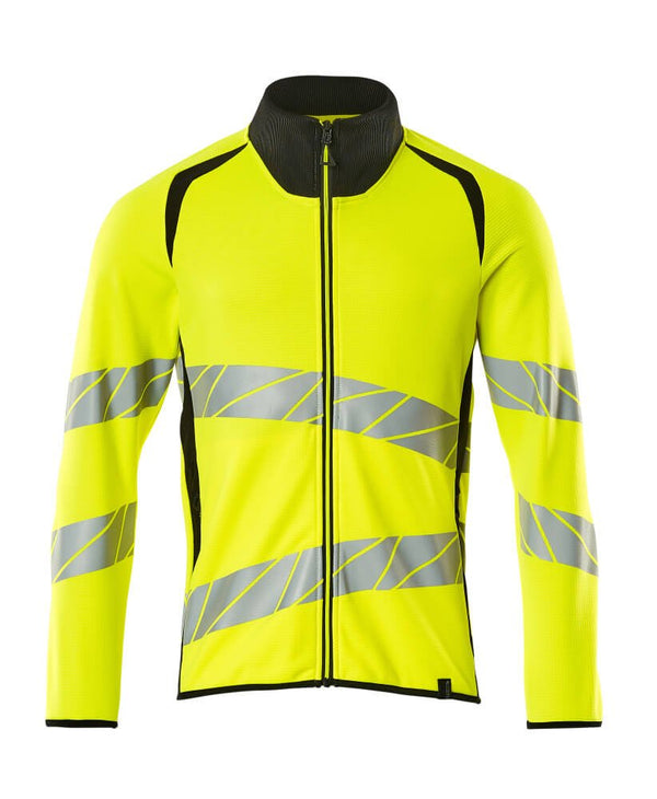 Svetari vetoketjulla - 19184 - 781 - hi - vis keltainen/musta - Safewear Suojainkauppa