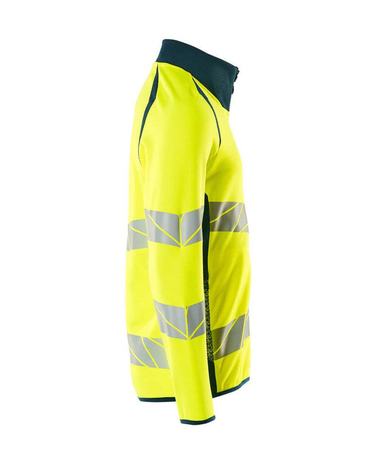 Svetari vetoketjulla - 19184 - 781 - hi - vis keltainen/tumma petrooli - Safewear Suojainkauppa