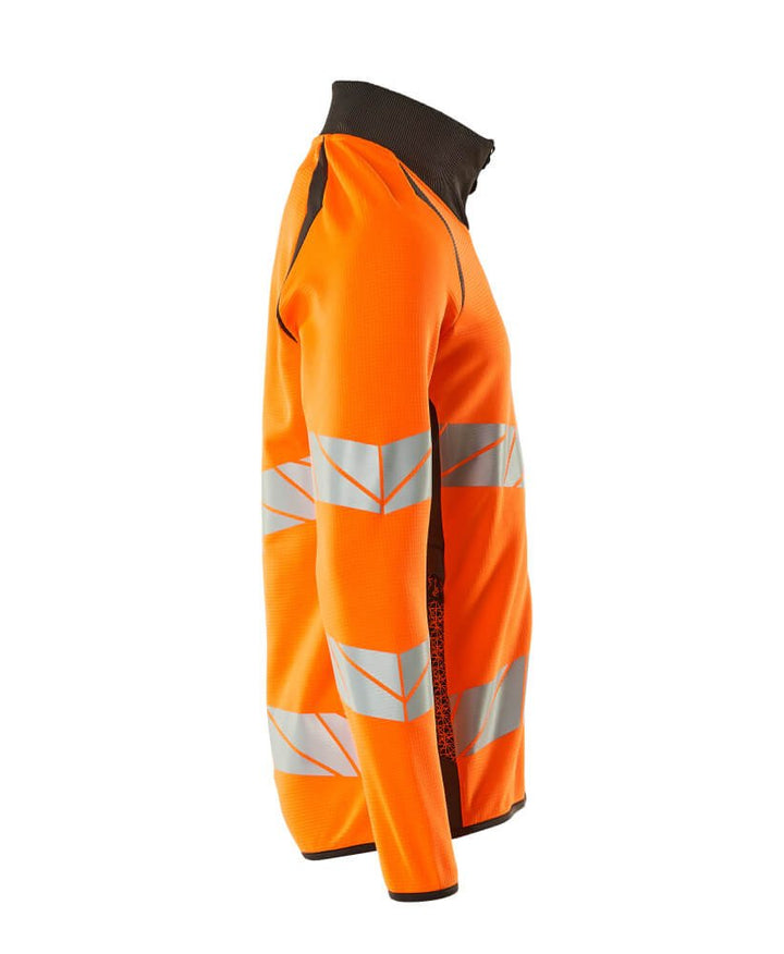 Svetari vetoketjulla - 19184 - 781 - hi - vis oranssi/tumma antrasiitti - Safewear Suojainkauppa