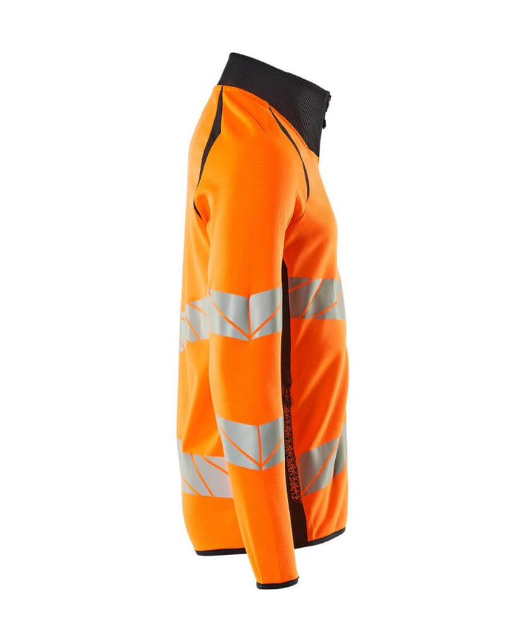 Svetari vetoketjulla - 19184 - 781 - hi - vis oranssi/tumma laivastonsininen - Safewear Suojainkauppa