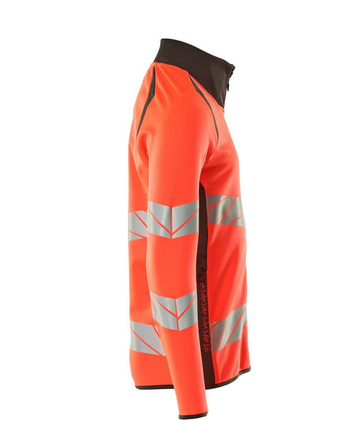 Svetari vetoketjulla - 19184 - 781 - hi - vis punainen/tumma antrasiitti - Safewear Suojainkauppa