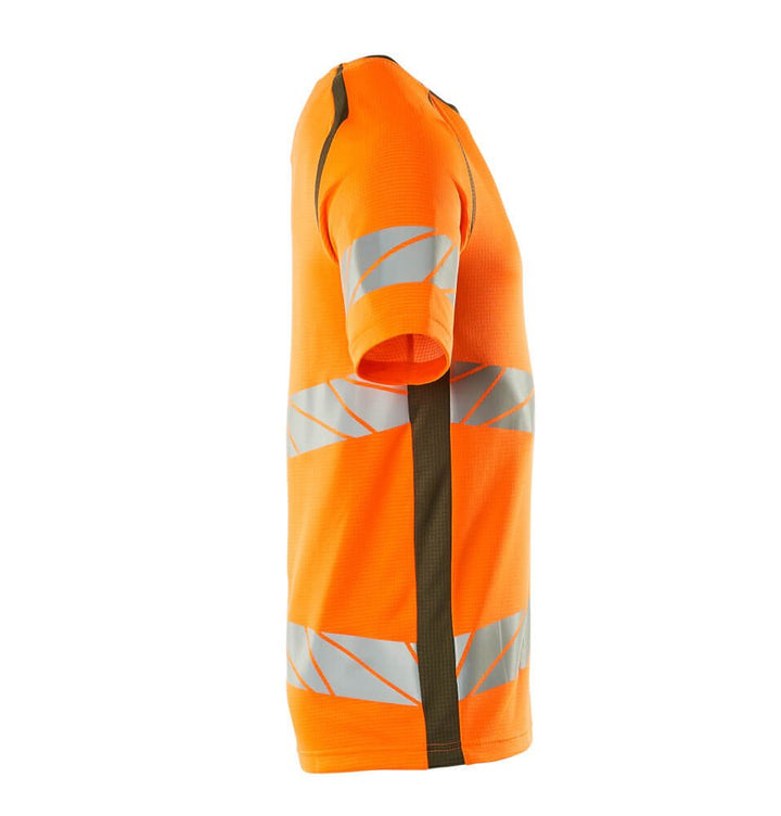 T - Paita - 19082 - 771 - hi - vis oranssi/sammaleenvihreä - Safewear Suojainkauppa