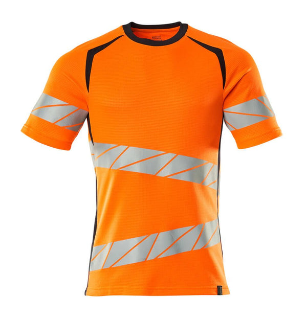 T - Paita - 19082 - 771 - hi - vis oranssi/tumma laivastonsininen - Safewear Suojainkauppa