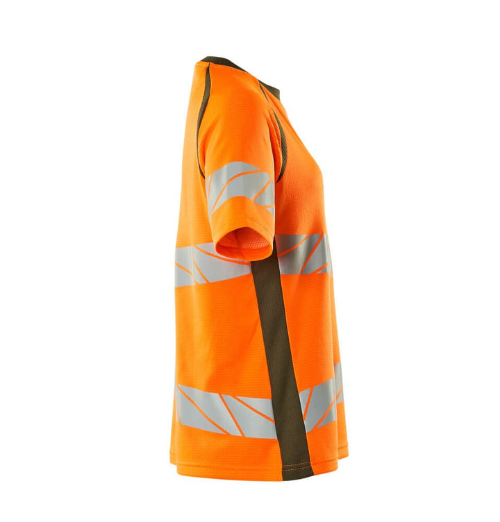 T - Paita - 19092 - 771 - hi - vis oranssi/sammaleenvihreä - Safewear Suojainkauppa