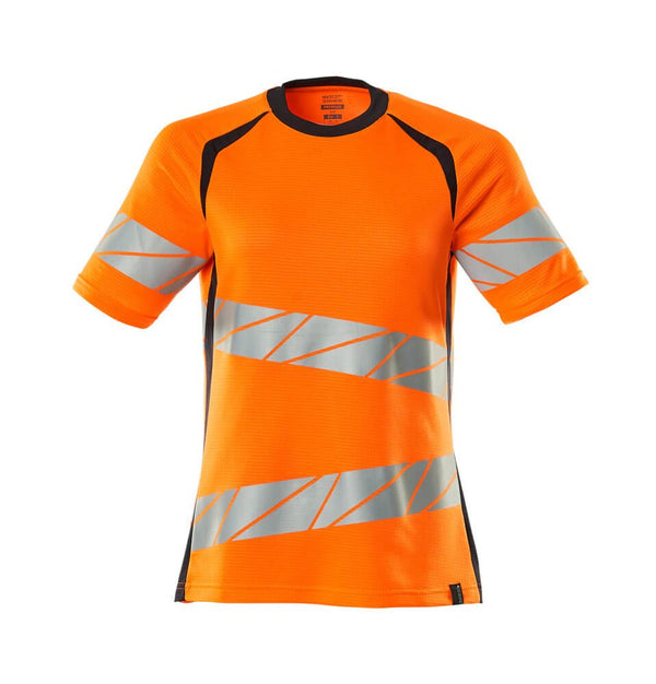 T - Paita - 19092 - 771 - hi - vis oranssi/tumma laivastonsininen - Safewear Suojainkauppa