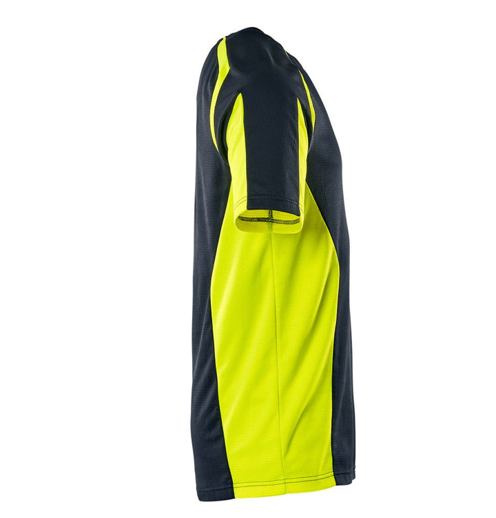 T - Paita - 22082 - 771 - tumma laivastonsininen/hi - vis keltainen - Safewear Suojainkauppa