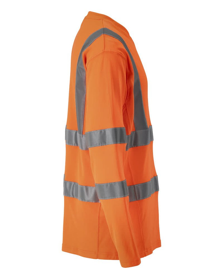 T - Paita, pitkähihainen - 18281 - 995 - hi - vis oranssi - Safewear Suojainkauppa