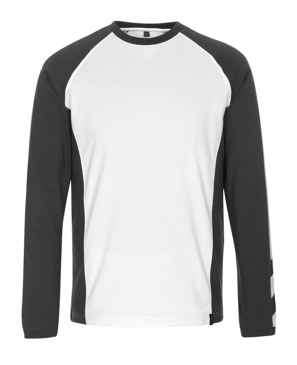 T-Paita, pitkähihainen - 50568-959 - valkoinen/tumma antrasiitti - Safewear